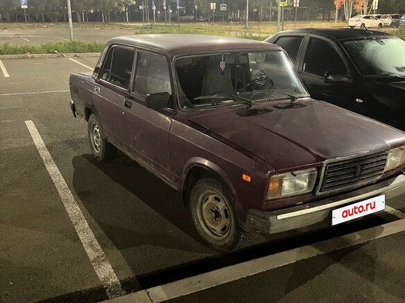 2004 Lada (ВАЗ) 2107, пурпурный, 55000 рублей - вид 1