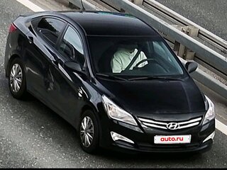 2015 Hyundai Solaris I Рестайлинг, чёрный, 750000 рублей, вид 2