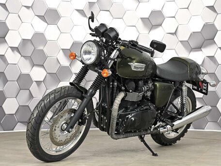 2012 Triumph Thruxton, зелёный, 577000 рублей, вид 2
