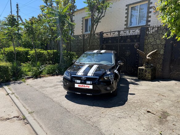 2008 Ford Focus II Рестайлинг, чёрный, 499000 рублей - вид 2