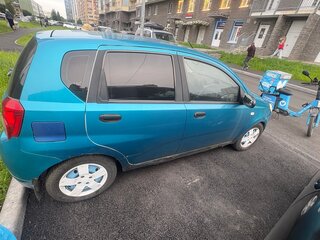 2008 Chevrolet Aveo I Рестайлинг, голубой, 310000 рублей, вид 5