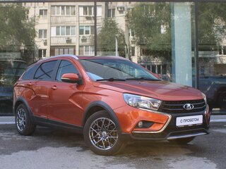 2018 Lada (ВАЗ) Vesta SW Cross I, оранжевый, 949000 рублей, вид 3