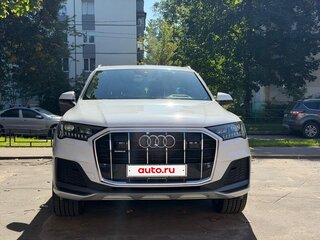 2021 Audi Q7 45 TDI II (4M) Рестайлинг, белый, 7350000 рублей, вид 2