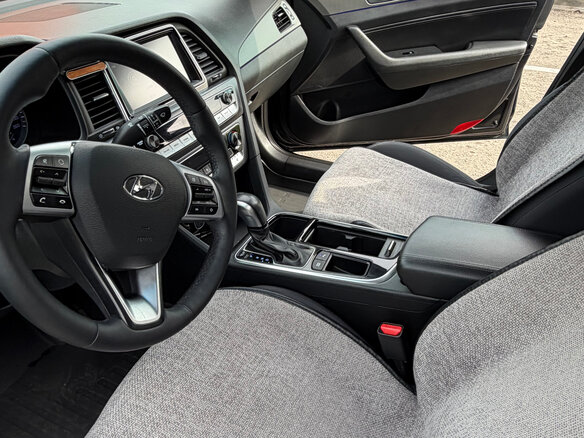 2018 Hyundai Sonata VII (LF) Рестайлинг, серый - вид 13