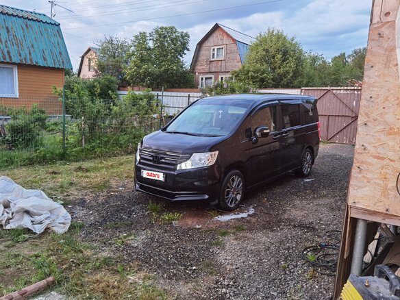 2012 Honda Stepwgn IV Рестайлинг, чёрный, 1600000 рублей - вид 1