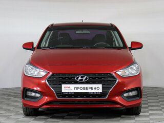 2017 Hyundai Solaris II, красный, 1149000 рублей, вид 2