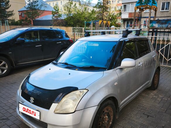 2009 Suzuki Swift III, серебристый, 450000 рублей - вид 1