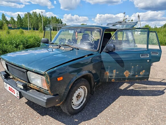 2007 Lada (ВАЗ) 2104, зелёный, 80000 рублей - вид 4