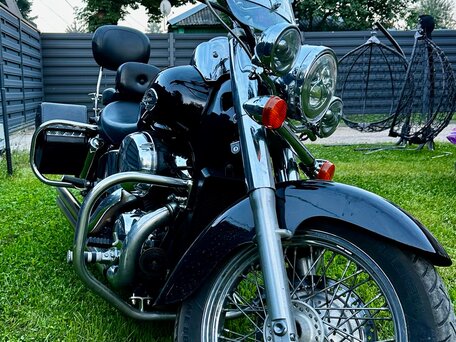 2002 Honda Shadow 750, чёрный, 425000 рублей, вид 5