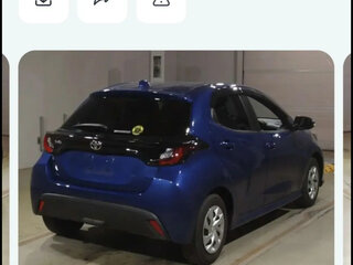 2023 Toyota Yaris IV, синий, 1159999 рублей, вид 4
