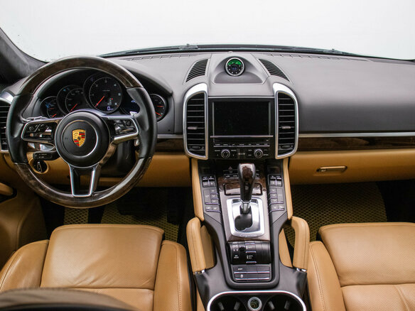 2015 Porsche Cayenne Diesel II Рестайлинг (958), чёрный - вид 12