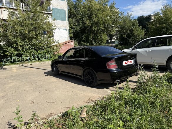 2004 Subaru Legacy IV, чёрный, 750000 рублей - вид 4