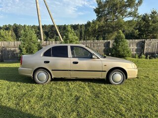 2006 Hyundai Accent ТагАЗ II, бежевый, 280000 рублей, вид 5