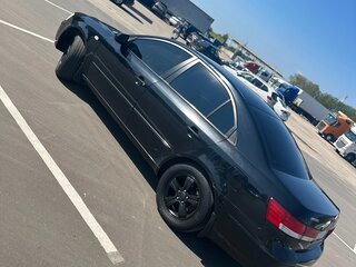 2008 Hyundai Sonata V (NF) Рестайлинг, чёрный, 420000 рублей, вид 4