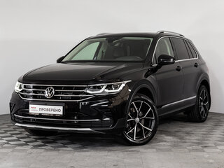 2021 Volkswagen Tiguan II Рестайлинг, чёрный, 2425000 рублей, вид 1
