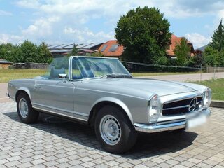 1970 Mercedes-Benz SL-Класс 280 II (W113), серебристый, 11000000 рублей, вид 3