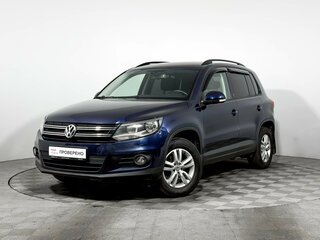 2014 Volkswagen Tiguan I Рестайлинг, синий, 1227000 рублей, вид 1