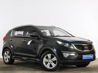 2012 Kia Sportage III, чёрный, 1399000 рублей, вид 1
