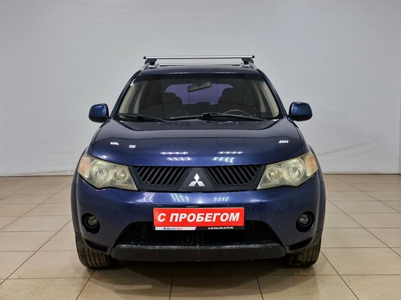 2008 Mitsubishi Outlander II, синий, 899000 рублей - вид 1