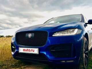 2019 Jaguar F-Pace I, синий, 3499999 рублей, вид 2
