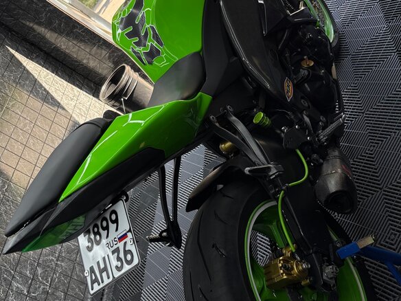 2007 Kawasaki ZX-10R Ninja, зелёный, 735000 рублей - вид 12