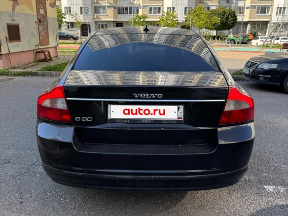 2007 Volvo S80 II, чёрный - вид 1
