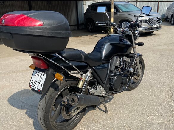 1998 Honda CB 400 Super Four, чёрный, 265000 рублей - вид 5