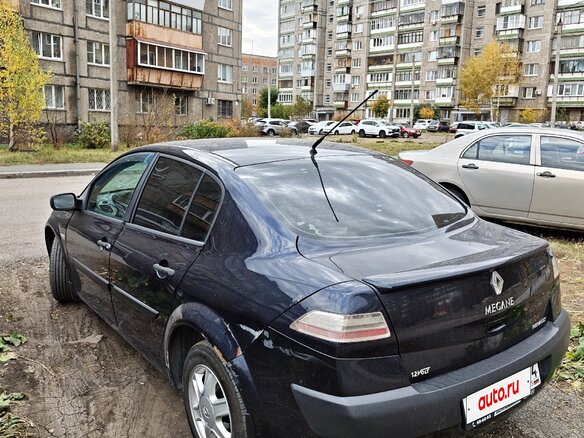 2007 Renault Megane II Рестайлинг, синий, 270000 рублей - вид 4