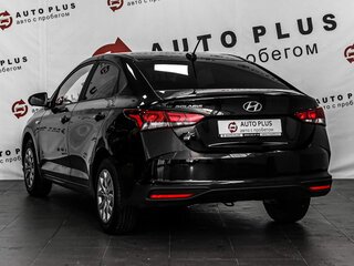2020 Hyundai Solaris II Рестайлинг, чёрный, 1539000 рублей, вид 2