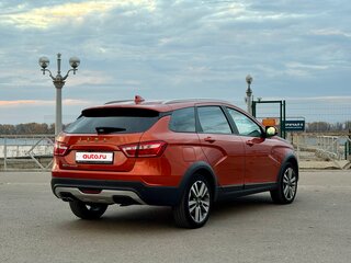2021 Lada (ВАЗ) Vesta SW I, оранжевый, 1500000 рублей, вид 4