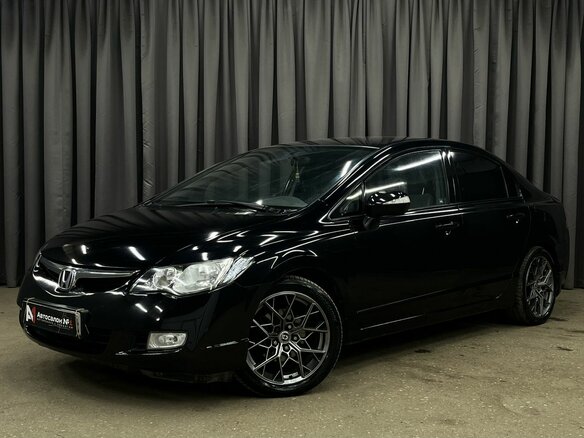 2007 Honda Civic VIII, чёрный, 789777 рублей