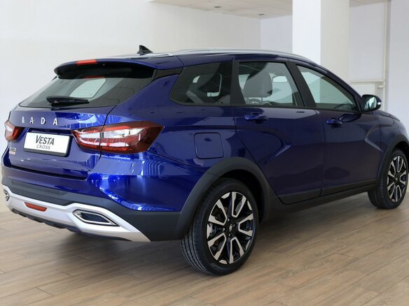 2026 Lada (ВАЗ) Vesta SW Cross I Рестайлинг (NG), синий - вид 3