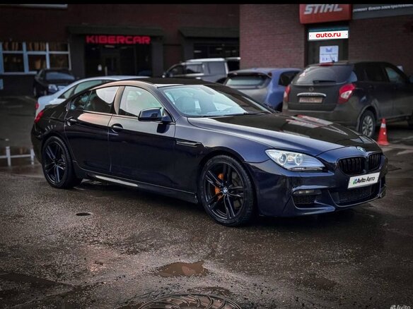 2012 BMW 6 серии 640i III (F06/F13/F12), синий - вид 3
