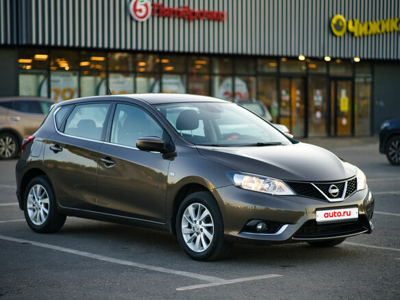2015 Nissan Tiida II, коричневый, 1150000 рублей - вид 5