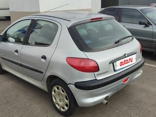 2002 Peugeot 206, серебристый, 130000 рублей, вид 4