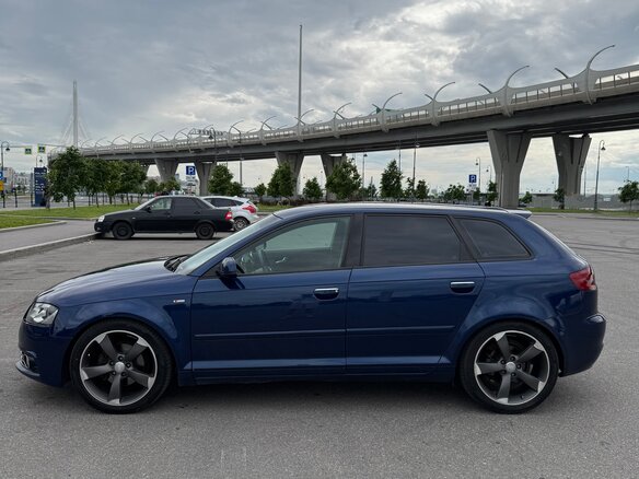 2012 Audi A3 II (8P) Рестайлинг 2, синий, 980000 рублей - вид 5