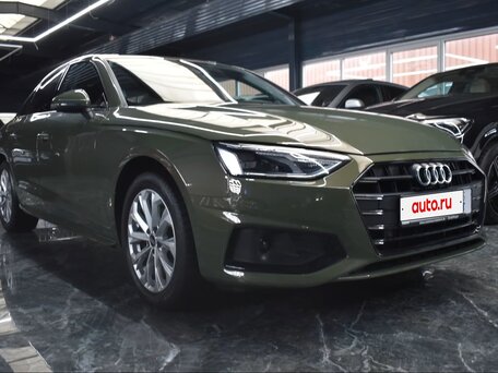 2023 Audi A4 30 TDI V (B9) Рестайлинг, зелёный, 3380000 рублей, вид 3
