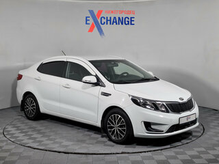 2014 Kia Rio 4-speed III, белый, 814000 рублей, вид 2