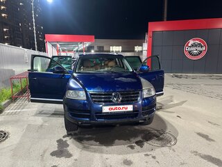 2006 Volkswagen Touareg I, синий, 655000 рублей, вид 1