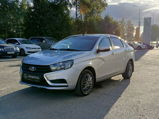 2016 Lada (ВАЗ) Vesta I, серебристый, 556000 рублей, вид 1