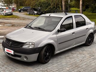 2007 Renault Logan I, серебристый, 270000 рублей, вид 1