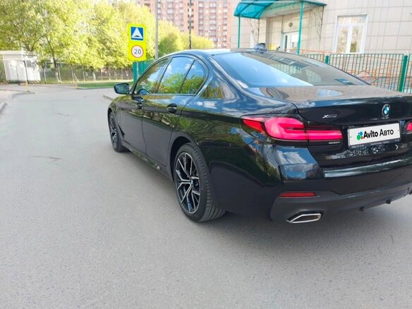 2022 BMW 5 серии 520d xDrive VII (G30/G31/G38) Рестайлинг, чёрный - вид 6