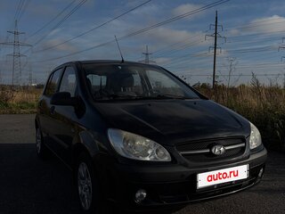 2008 Hyundai Getz I Рестайлинг, чёрный, 550000 рублей, вид 3