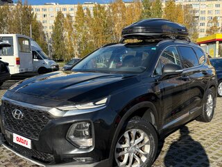 2019 Hyundai Santa Fe IV, чёрный, 2200000 рублей, вид 1