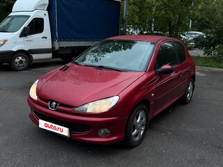 2004 Peugeot 206, красный, 650000 рублей, вид 1