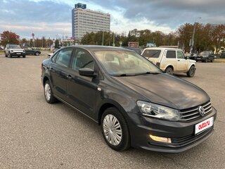 2016 Volkswagen Polo V Рестайлинг, серый, 970000 рублей, вид 4
