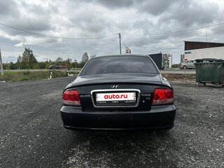 2008 Hyundai Sonata ТагАЗ IV (EF) Рестайлинг, чёрный, 650000 рублей, вид 2