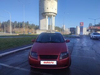 2005 Chevrolet Aveo I, красный, 250000 рублей, вид 1