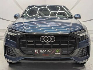 2019 Audi Q8 45 TDI I (4M), синий, 5350000 рублей, вид 2