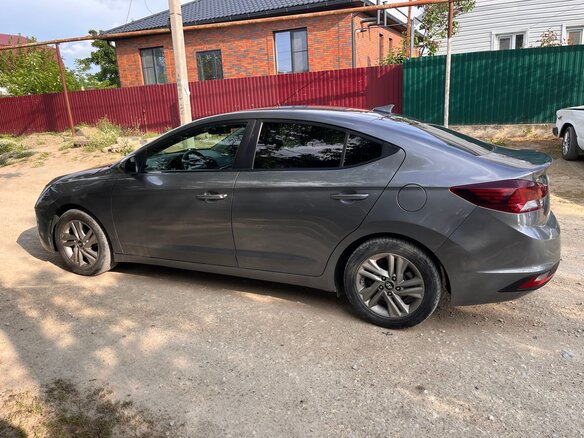 2018 Hyundai Elantra VI (AD) Рестайлинг, серый - вид 7
